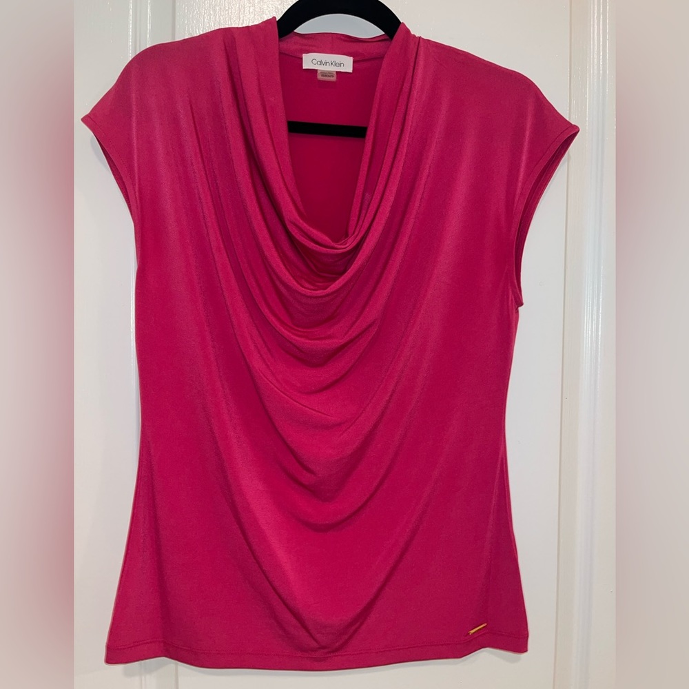 Calvin Klein Hot Pink Work Shirt